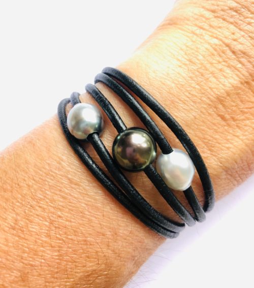 bracelet perles de tahiti