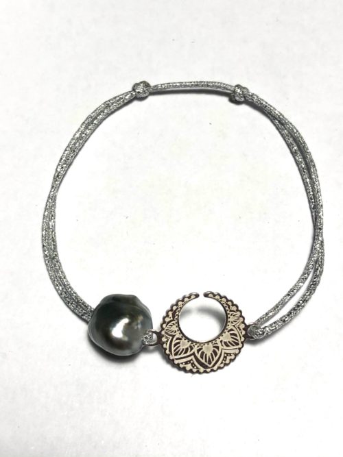 bracelet perles and wax