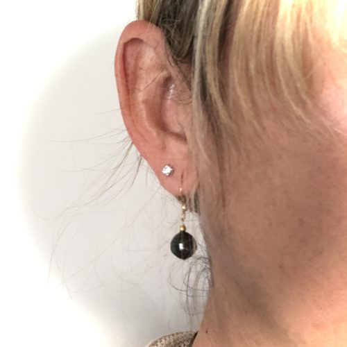 boucles d'oreilles perles de tahiti
