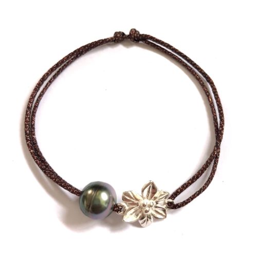 bracelet perle de tahiti femme