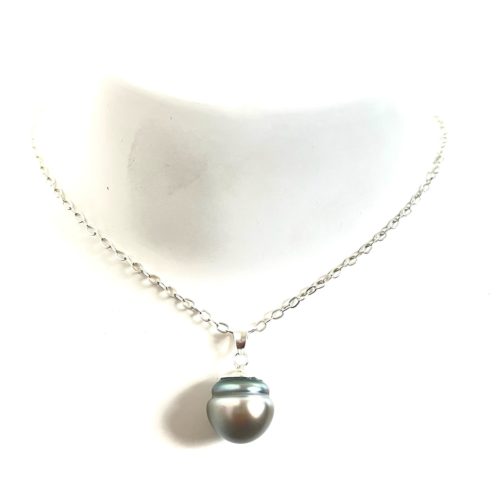 collier véritable perle de tahiti