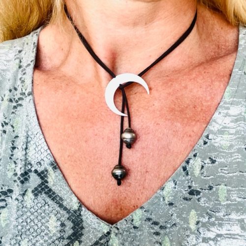 collier perles tahiti femme