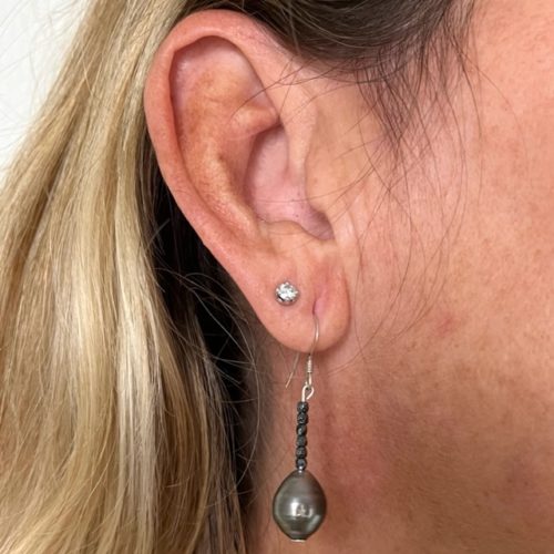 boucles d'oreilles perles polynésiennes