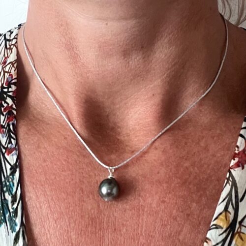 Collier réglable perle de Tahiti